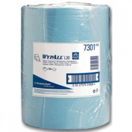 Салфетки одноразовые WYPALL* L30 (большой рулон, голубой) Kimberly-Clark