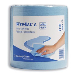 Салфетки одноразовые WYPALL* L10 (рулон, голубой) Kimberly-Clark
